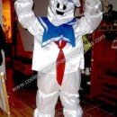 Homemade Stay Puft Marshmallow Man Costume