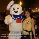 Homemade Stay Puft Marshmallow Man Costume