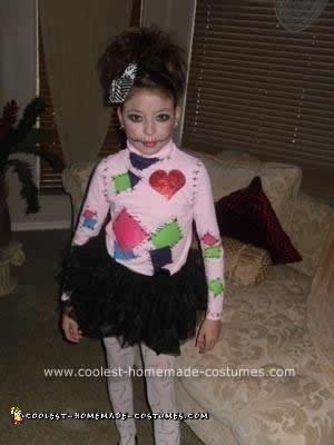 Homemade Stitch Doll Girls Costume