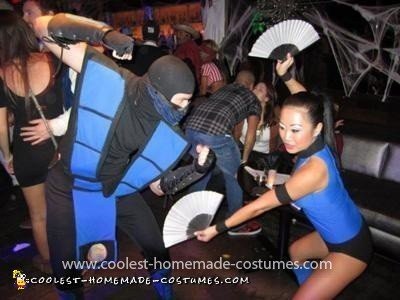 Coolest Sub Zero and Kitana Couple Costume 22