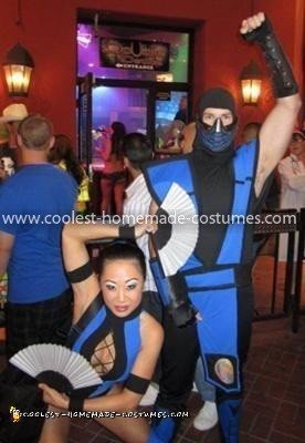 Coolest Sub Zero and Kitana Couple Costume 22