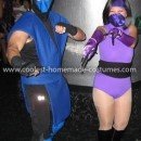 Coolest Sub Zero and Mileena MK2 Couple Costume