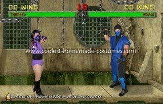 Coolest Sub Zero and Mileena MK2 Couple Costume