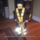 Homemade Sub-Zero and Scorpion Child's Couple Costume