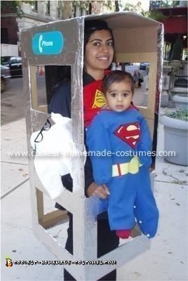 Superman and Phone Booth Costume