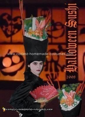 Homemade Sushi Geisha Costume