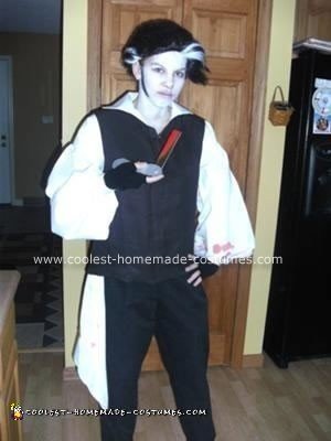 Homemade Sweeney Todd costume