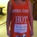 Homemade Taco Bell Hot Sauce Costume