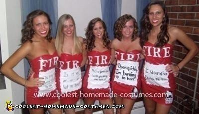 Coolest Taco Bell Hot Sauce Group Costume 8