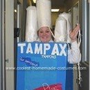 Homemade Tampax to the Max Super Plus Costume