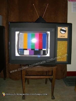 Homemade Television Child Halloween Costume