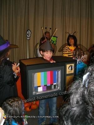 Homemade Television Child Halloween Costume