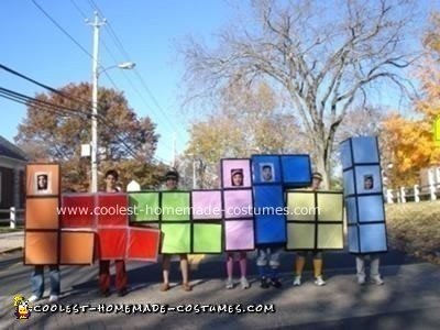 The 7 Tetris Amigos group costume