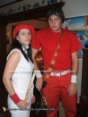 Homemade The White Stripes (Jack & Meg White) Costume