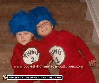 Thing 1 and Thing 2 Costume