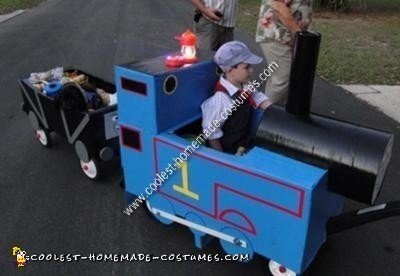 Thomas and Freight Car Halloween Costume Idea