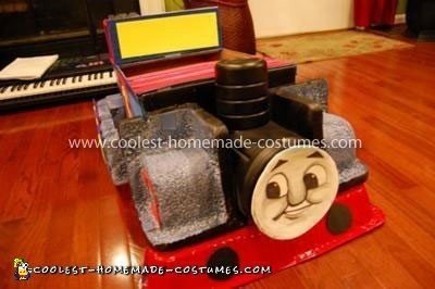 Homemade Thomas the Train Costume