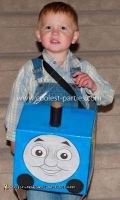 Homemade Thomas the Train Costume