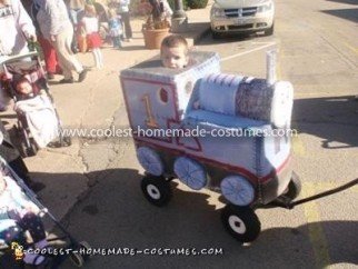 Homemade Thomas the Train Costume