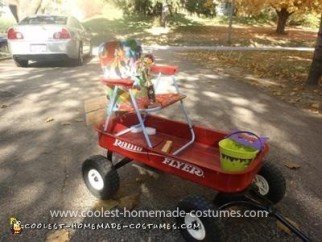 Homemade Thomas the Train Costume