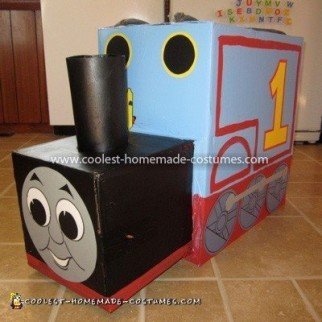 Homemade Thomas The Train Costume