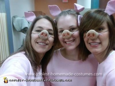 Homemade Three Little Pigs Costume