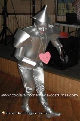 Homemade Tin Man Costume