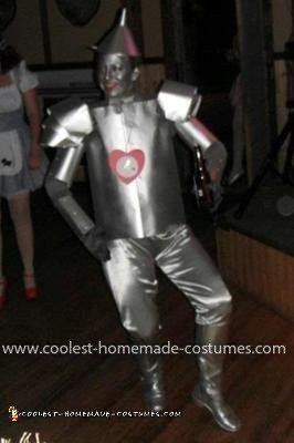 Homemade Tin Man Costume