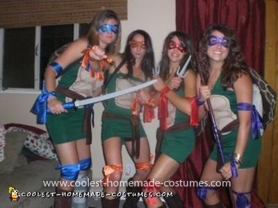 Homemade TMNT Costume