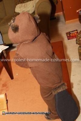 HomemadeToddler Beaver Costume