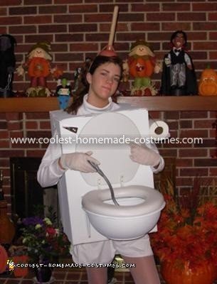 Homemade Toilet Costume