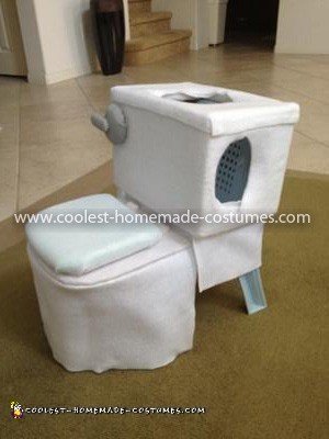 Coolest Toilet Costume - Side View of Toilet