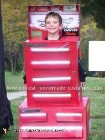 Homemade Snap-On Tool Box Costume