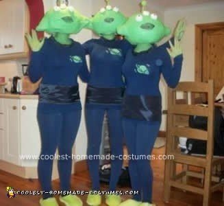 Homemade Toy Story Alien Group Costume