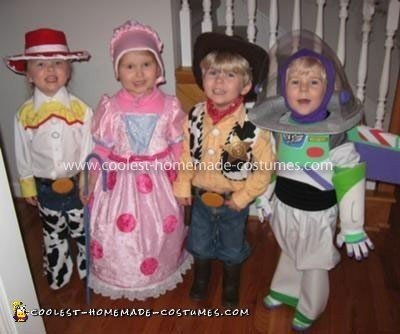 Coolest Toy Story Child Group Costume