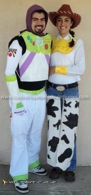 Homemade Toy Story Couple Costume