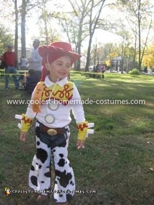 Coolest Toy Story Jessie Costume - She won first place in our towns costume judging!! =)