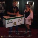 Homemade Trailer to Her Trash Couple Costume