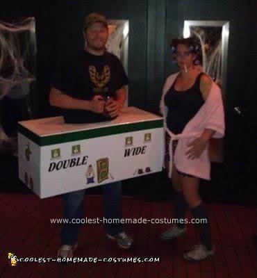 Homemade Trailer to Her Trash Couple Costume