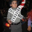 Homemade Train Crossing Gate Costume