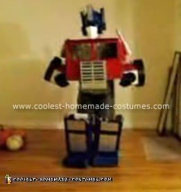 Homemade Transforming Optimus Prime Halloween Costume