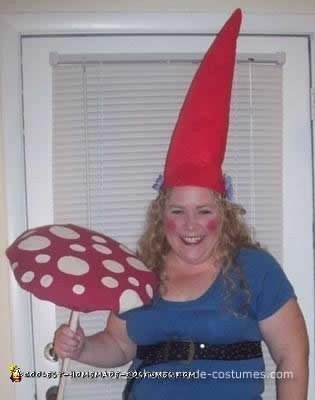 Homemade Travelocity Roaming Gnomette Adult Halloween Costume