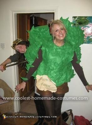 Homemade Tree Costume