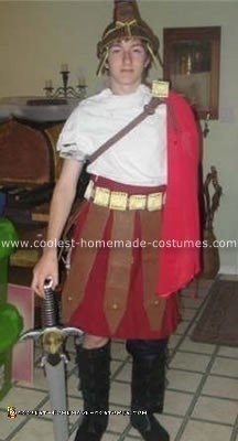 Homemade Trojan Man Costume