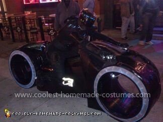 Coolest Tron Light Cycle Costume 8