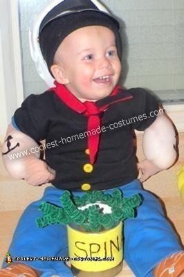 Twin Boy Popeye and Bluto Costumes