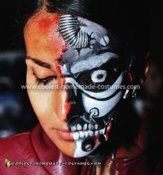 Coolest T-X Terminator Costume - designing robot face