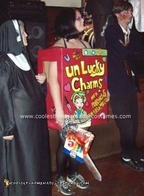 Homemade UnLucky Charms the Cereal Killer Halloween Costume