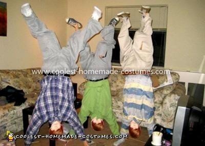 Homemade Upside-Down Bieber Costumes