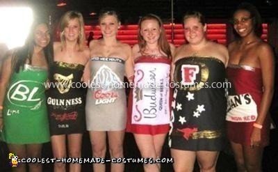 Homemade Variety Six-Pack Costume